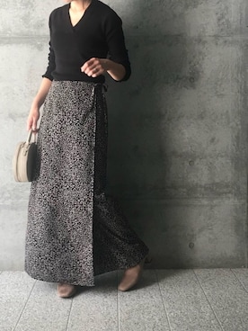 「Doux archives Hamac（ドゥアルシーヴ アマーク）のアイテム」を使った、yuri さん（レディース・162cm）の秋コーディネート