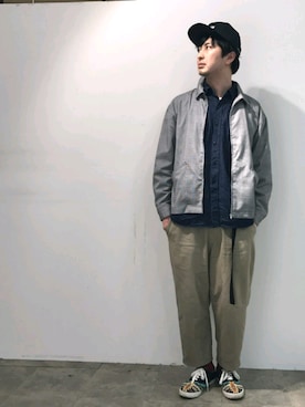 「ZIP FIVE（ジップファイブ）のアイテム（ジャケット/アウター）」を使った、ししまるさん（メンズ・178cm）の冬コーディネート