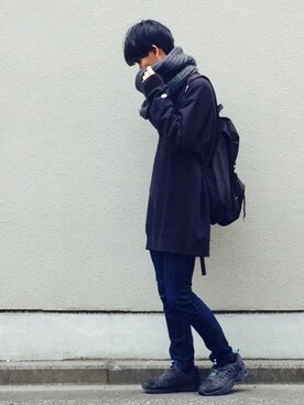 「HARE（ハレ）のアイテム（スウェット）」を使った、Kazuさん（メンズ・178cm）の秋コーディネート