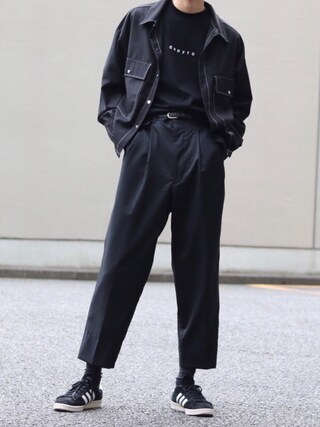 Kazu使用「balt（【balt】ロングスリーブカットソー/Balt Long Sleeve T-shirt/1003A534-0100）」的時尚穿搭