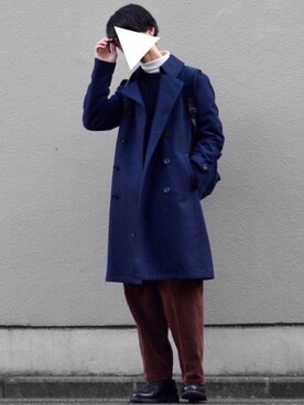 「FACTOTUM（ファクトタム）のアイテム（ジャケット/アウター）」を使った、Kazuさん（メンズ・178cm）の冬コーディネート