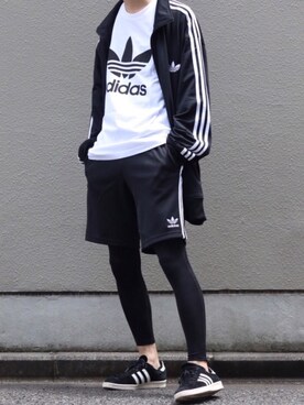 Adidas アディダス のレギンス スパッツを使ったメンズ人気ファッションコーディネート ユーザー Wearista Wear