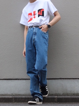 「Gosha Rubchinskiy（ゴーシャラブチンスキー）のアイテム（トップス）」を使った、Kazuさん（メンズ・178cm）の秋コーディネート
