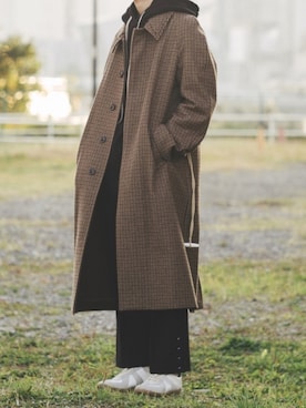 「DRKSHDW（ダークシャドウ）のアイテム」を使った、Kazuさん（メンズ・178cm）の冬コーディネート