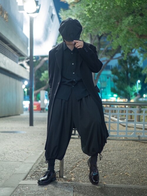 Kazu｜Yohji Yamamoto POUR HOMMEのOvercoatを使ったコーディネート - WEAR