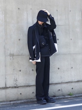 「sulvam（サルバム）のアイテム（テーラードジャケット）」を使った、Kazuさん（メンズ・178cm）の春コーディネート