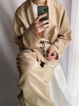 「おうちスタイル」｜「アイテム（ジャケット/アウター）」を使った、Kazuさん（メンズ・178cm）の春コーディネート