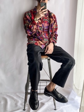 「Paul Smith（ポールスミス）のアイテム（アナログ腕時計）」を使った、Kazuさん（メンズ・178cm）の春コーディネート