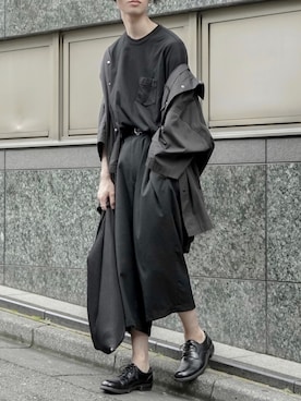 「my beautiful landlet（マイビューティフルランドレット）のアイテム（トップス）」を使った、Kazuさん（メンズ・178cm）の夏コーディネート