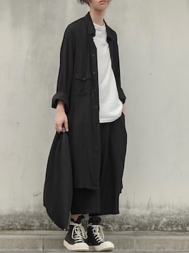 「DRKSHDW（ダークシャドウ）のアイテム」を使った、Kazuさん（メンズ・178cm）の夏コーディネート
