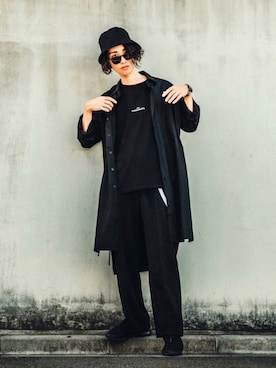 「Saint Laurent（サンローラン）のアイテム」を使った、Kazuさん（メンズ・178cm）の秋コーディネート