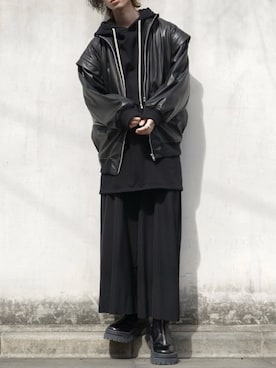 「LAD MUSICIAN（ラッドミュージシャン）のアイテム（パンツ）」を使った、Kazuさん（メンズ・178cm）の春コーディネート