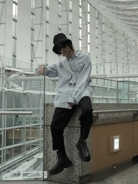「Saint Laurent（サンローラン）のアイテム」を使った、Kazuさん（メンズ・178cm）の春コーディネート