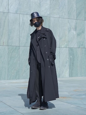 「Yohji Yamamoto POUR HOMME（ヨウジヤマモトプールオム）のアイテム（ジャケット/アウター）」を使った、Kazuさん（メンズ・178cm）の春コーディネート