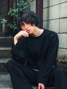 「薔薇」｜「アイテム（アクセサリー）」を使った、Kazuさん（メンズ・178cm）の秋コーディネート