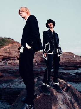 「sulvam（サルバム）のアイテム（ジャケット/アウター）」を使った、Kazuさん（メンズ・178cm）の春コーディネート