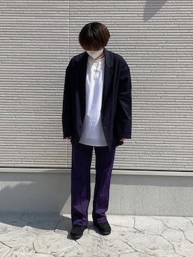 「FREAK'S STORE（フリークスストア）のアイテム（テーラードジャケット）」を使った、yumaさん（レディース・167cm）の春コーディネート