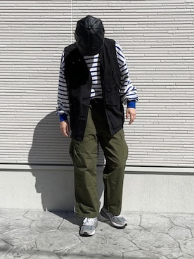 「ARMY TWILL（アーミーツイル）のアイテム」を使った、yumaさん（レディース・167cm）の春コーディネート