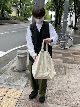 「ARMY TWILL（アーミーツイル）のアイテム」を使った、yumaさん（レディース・167cm）の春コーディネート