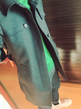 「PRINGLE 1815(プリングル1815)のアイテム」を使った、Kskさん(メンズ・170cm)の冬コーディネート