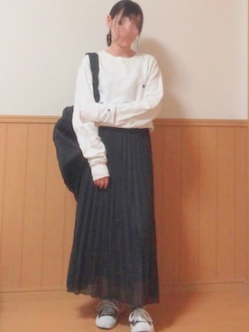 「アイテム（スウェット）」を使った、 のひまめ🫘さん（レディース・147cm・20代）の秋コーディネート