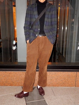 「アイテム（フォーマルスーツ/小物）」を使った、聡真さん（メンズ・175cm・10代）の冬コーディネート