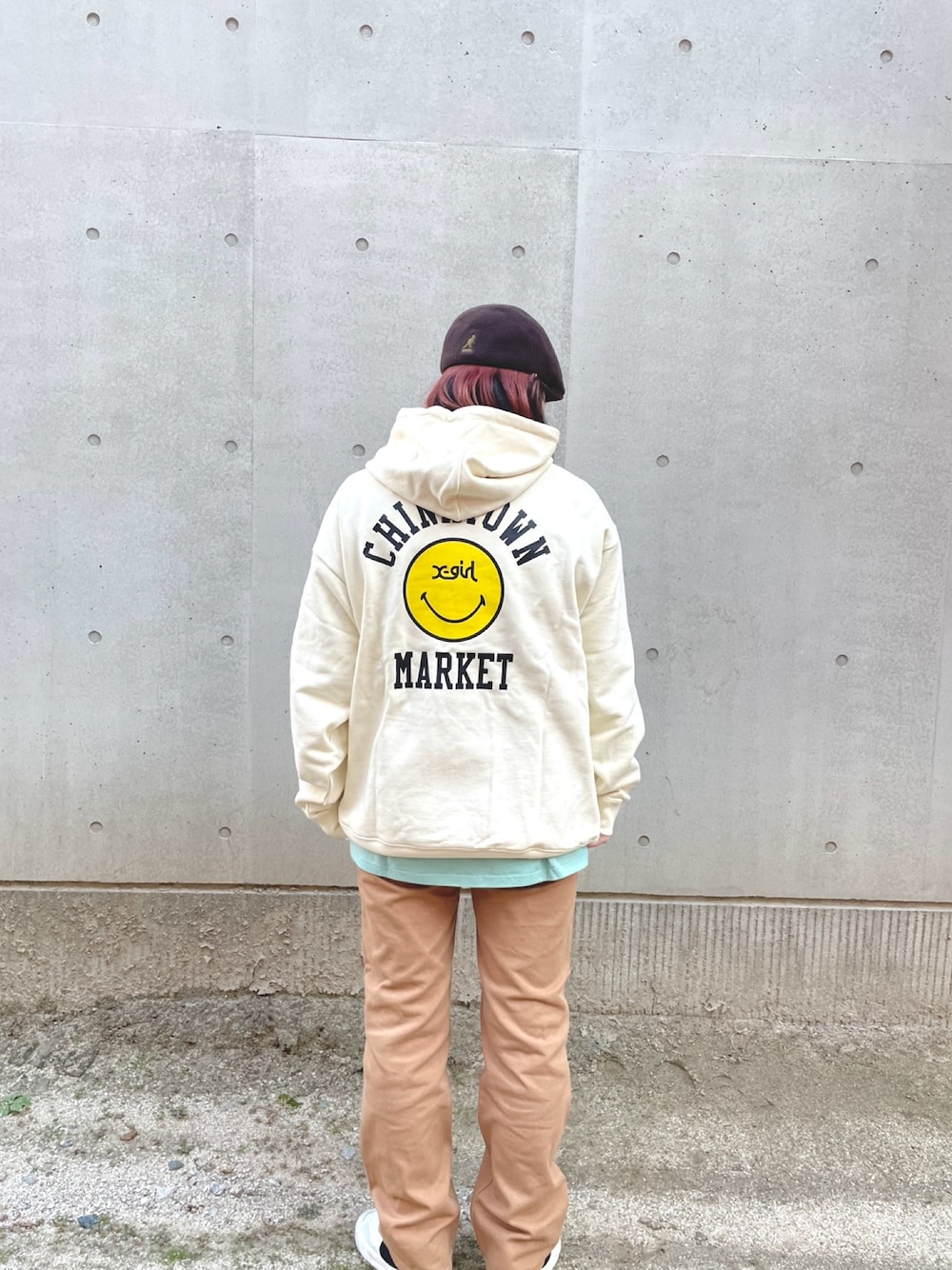 X-girl（エックスガール）の「X-girl × CHINATOWN MARKET SMILEY(R