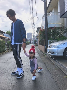 「GAP（ギャップ）のアイテム（ブルゾン）」を使った、T&Ruさん（メンズ・178cm）の秋コーディネート