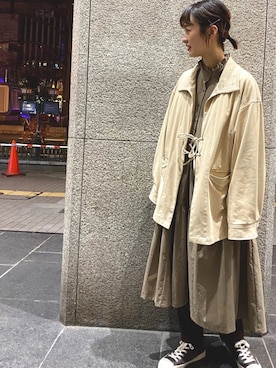 ジャケット アウターを使った ワンピース パンツ の人気ファッションコーディネート Wear