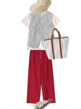 「HOGAN（ホーガン）のアイテム」を使った、SAKIさん（レディース・158cm）の春コーディネート