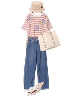 「TABASA（タバサ）のアイテム」を使った、SAKIさん（レディース・158cm）の春コーディネート