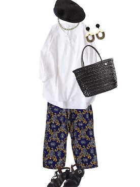 「45R（フォーティファイブアール）のアイテム（バッグ）」を使った、SAKIさん（レディース・158cm）の春コーディネート