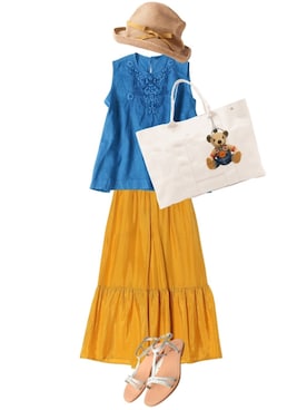 「45R（フォーティファイブアール）のアイテム（バッグ）」を使った、SAKIさん（レディース・158cm）の春コーディネート