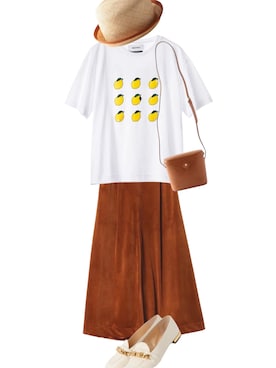 「cuff（カフ）のアイテム」を使った、SAKIさん（レディース・158cm）の夏コーディネート