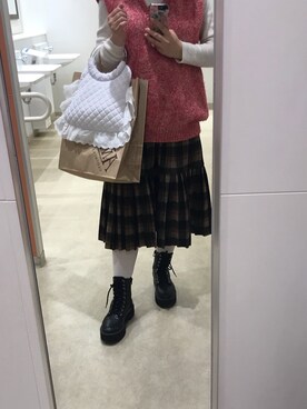 「KIKIのアイテム」を使った、★HINAKO★さん（レディース・160cm）の冬コーディネート