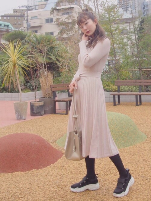 渡辺真実絵 Mercuryduoのワンピースを使ったコーディネート Wear