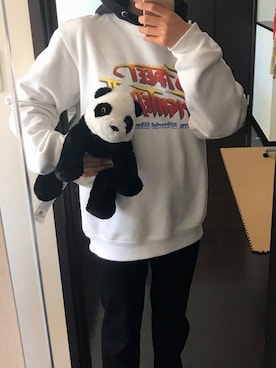 「OUTLET（アウトレット）のアイテム」を使った、m0eさん（レディース・161cm）の秋コーディネート