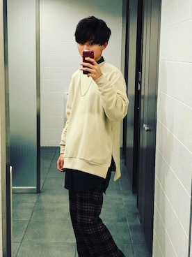 「CLAUSTRUM（クラウストルム）のアイテム」を使った、Rさん（メンズ・178cm）の冬コーディネート