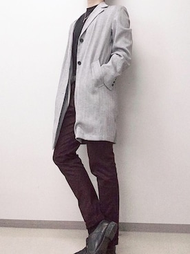 「HVC（エイチブイシー）のアイテム（ジャケット/アウター）」を使った、Senさん（メンズ・180cm）の秋コーディネート