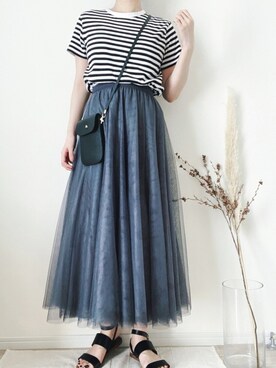 m o r o ↟ ↟さん（レディース・163cm）の夏コーディネート