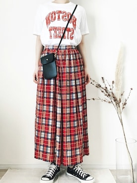 m o r o ↟ ↟さん（レディース・163cm）の夏コーディネート