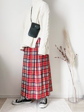 m o r o ↟ ↟さん（レディース・163cm）の秋コーディネート