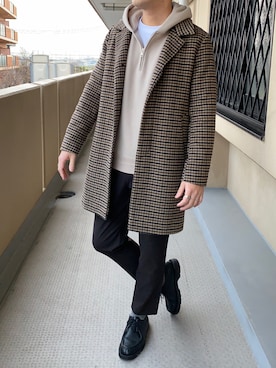 D.heyさん（メンズ・178cm）の冬コーディネート