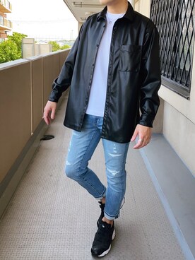 「UNIQLO U」｜D.heyさん（メンズ・178cm）の春コーディネート