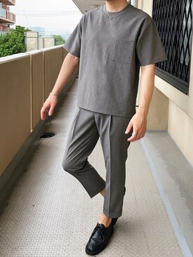 D.heyさん（メンズ・178cm）の夏コーディネート