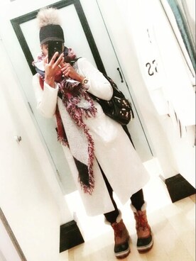 「ALDO（アルド）のアイテム（バックパック/リュック）」を使った、Zakiyyah さん（レディース・165cm）の春コーディネート