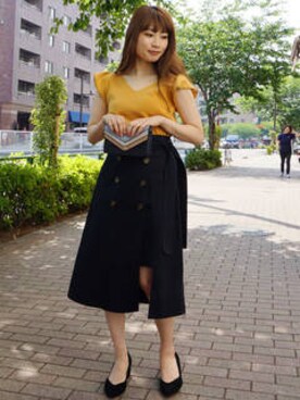 尼子ゆいさん(レディース・158cm)の夏コーディネート