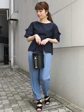 尼子ゆいさん(レディース・158cm)の夏コーディネート