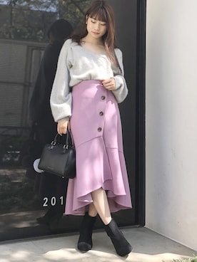 尼子ゆいさん（レディース・158cm）の秋コーディネート