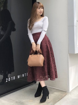 尼子ゆいさん（レディース・158cm）の冬コーディネート